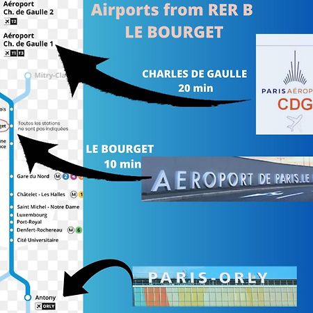 Apartamento L'Eiffel - Self Checking, 20Min From Paris Drancy Exterior foto
